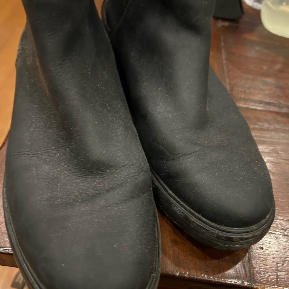 Black Leather Boots